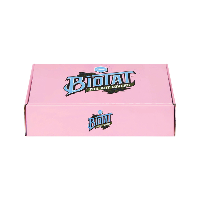 Scatola da 12 BIOTAT Tattoo Candy Soft Butter 50 ml (Espositore da Studio)