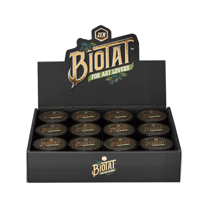 Scatola da 12 BIOTAT Tattoo Zen Soft Butter 50 ml (Espositore da Studio)