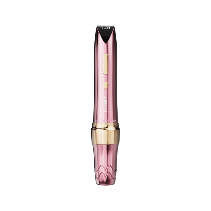 Macchina per tatuaggi Wireless PMU Dragonhawk Mast P60 - Rosa - Corsa regolabile