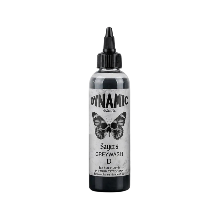 Dynamic Tattoo Ink - Platinum - Set Greywash Sayers 5 x 120 ml