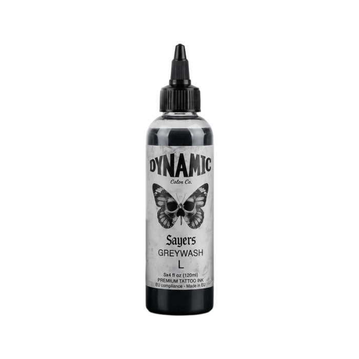 Dynamic Tattoo Ink - Platinum - Set Greywash Sayers 5 x 120 ml