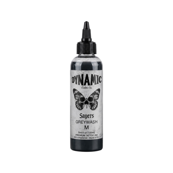 Dynamic Tattoo Ink - Platinum - Set Greywash Sayers 5 x 120 ml
