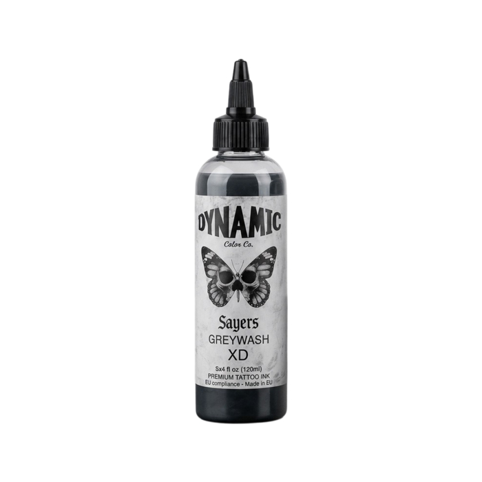 Dynamic Tattoo Ink - Platinum - Set Greywash Sayers 5 x 120 ml