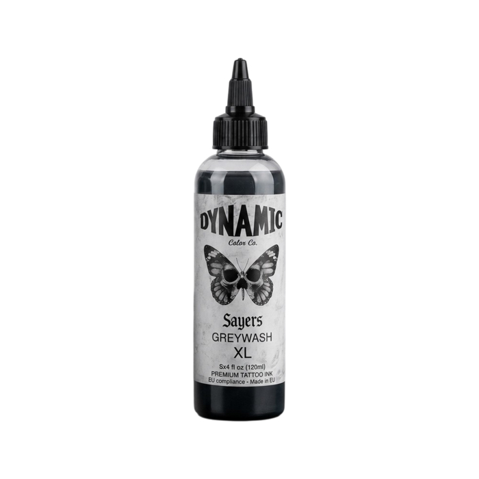 Dynamic Tattoo Ink - Platinum - Set Greywash Sayers 5 x 120 ml