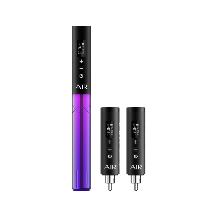 Macchina PMU wireless EZ Lola Air con due batterie aggiuntive - Black & Purple Gradient