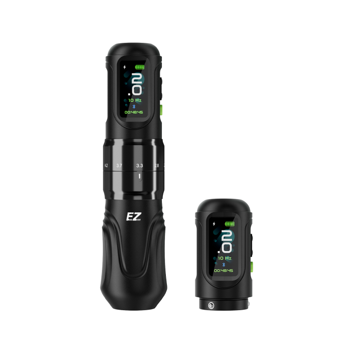 Penna per tatuaggi wireless EZ P6 con batteria aggiuntiva - Black