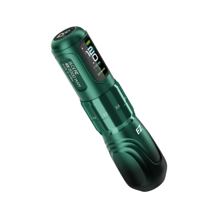Penna per tatuaggi wireless EZ P6 - Green Gradient