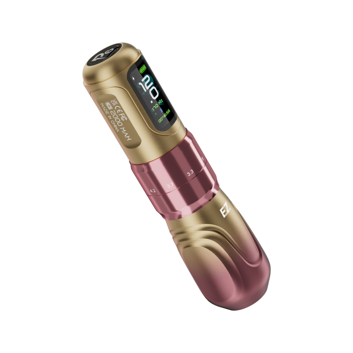 Penna per tatuaggi wireless EZ P6 - Rose Gold Gradient