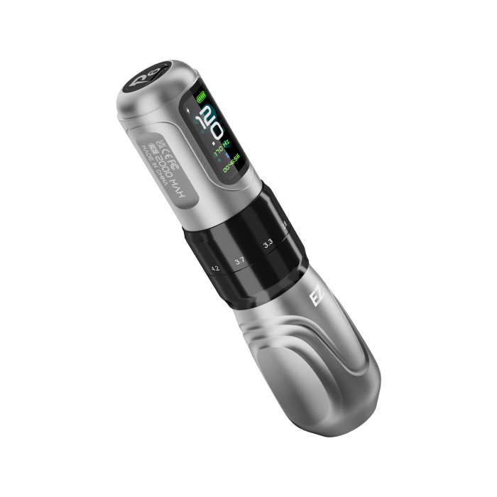 Penna per tatuaggi wireless EZ P6 - Silver Gradient