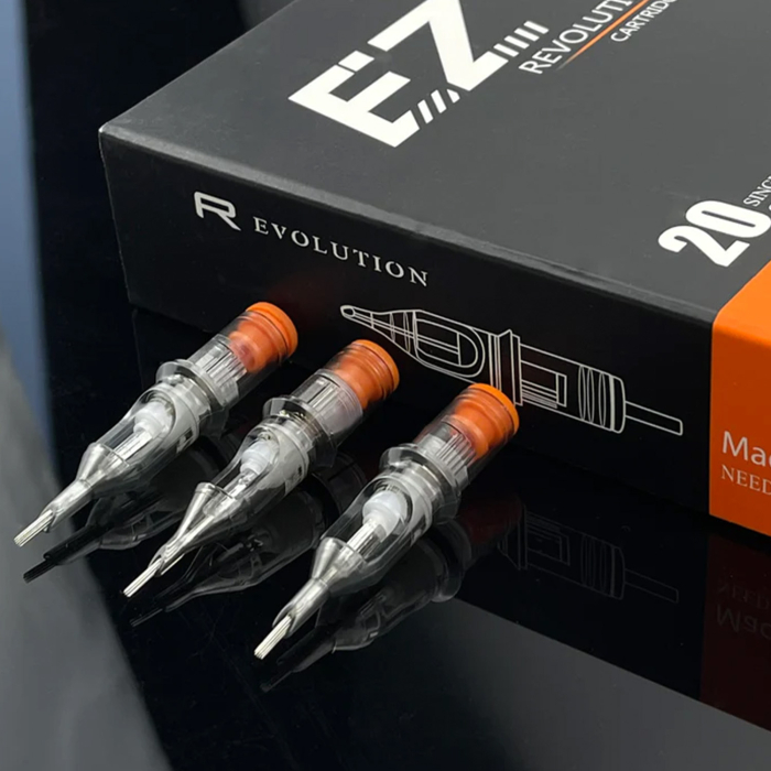 Confezione da 20 Cartucce EZ Revolution Long Taper - Round Shader