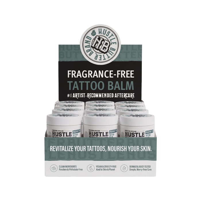 Hustle Butter Deluxe® Barattolo di trattamento per tatuaggi biologico senza profumo 30 ml (1 oz)