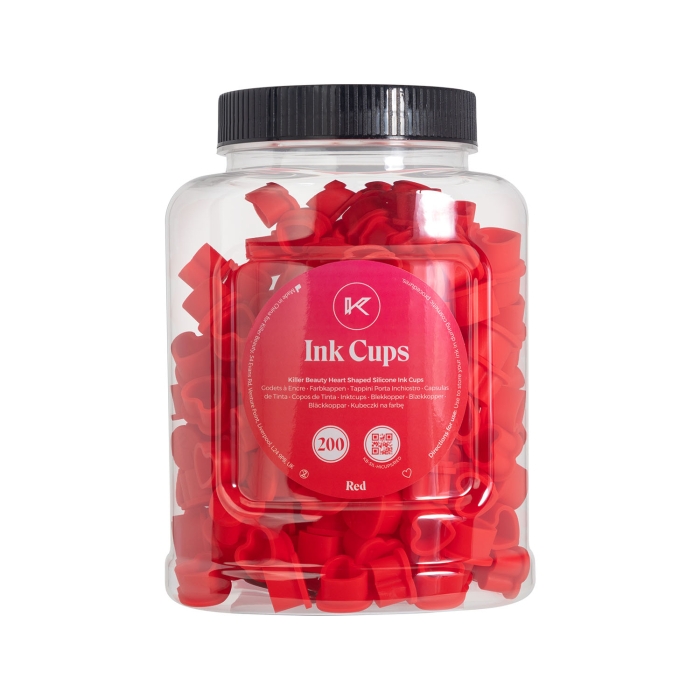 Tappini per inchiostro in silicone a forma di cuore Killer Beauty