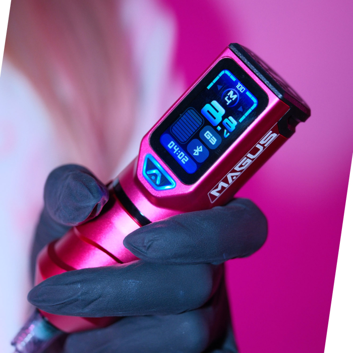 Macchina per tatuaggi wireless Magus - Rosa
