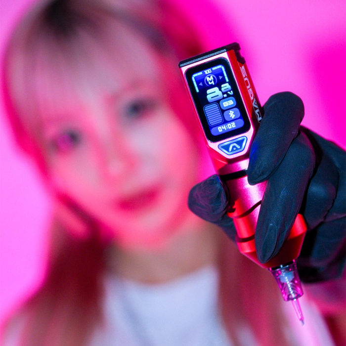 Macchina per tatuaggi wireless Magus - Rosa