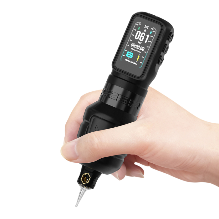 Macchina per tatuaggi wireless Ozer X Channel - Nero