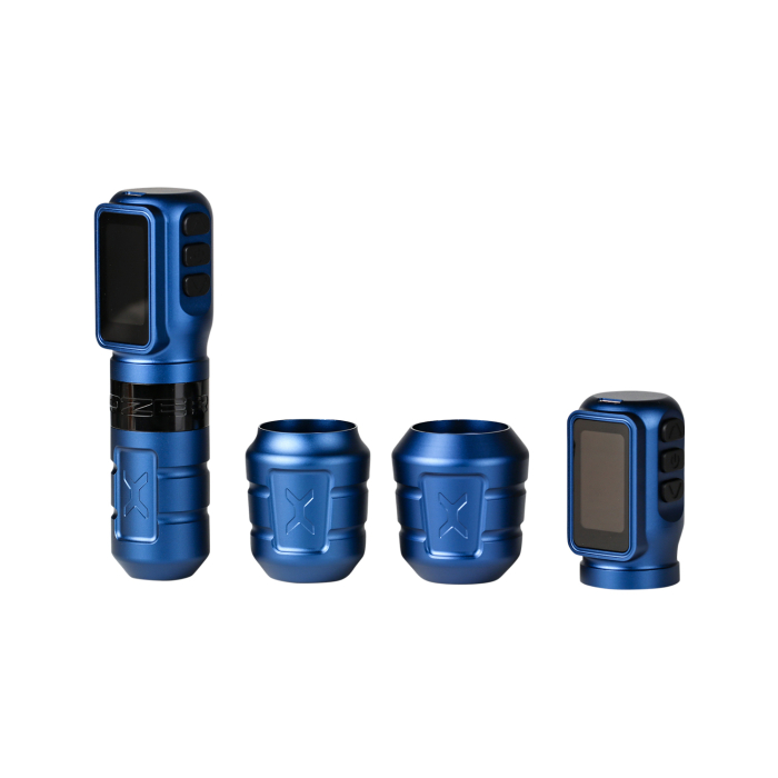 Macchina per tatuaggi wireless Ozer X Channel - Blu