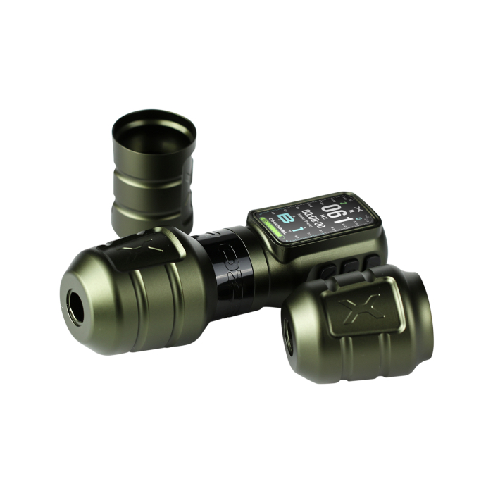 Macchina per tatuaggi wireless Ozer X Channel - Verde