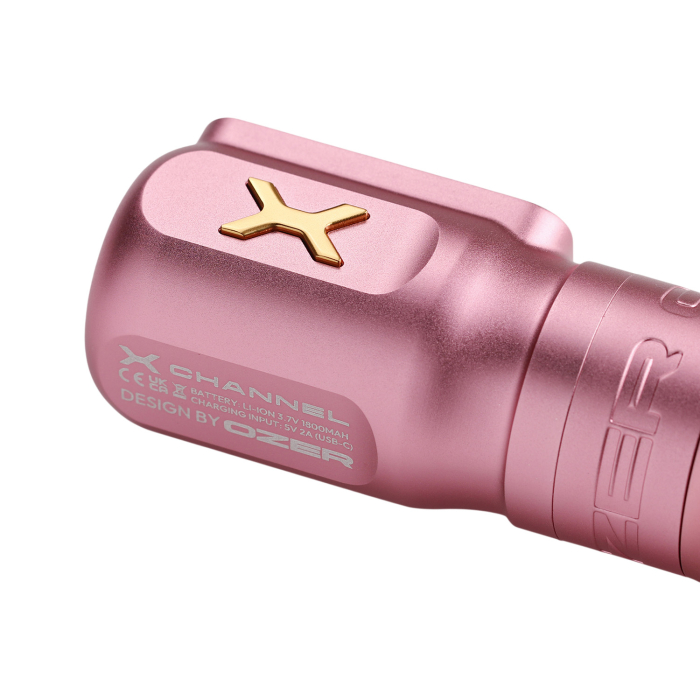 Macchina per tatuaggi wireless Ozer X Channel - Pink