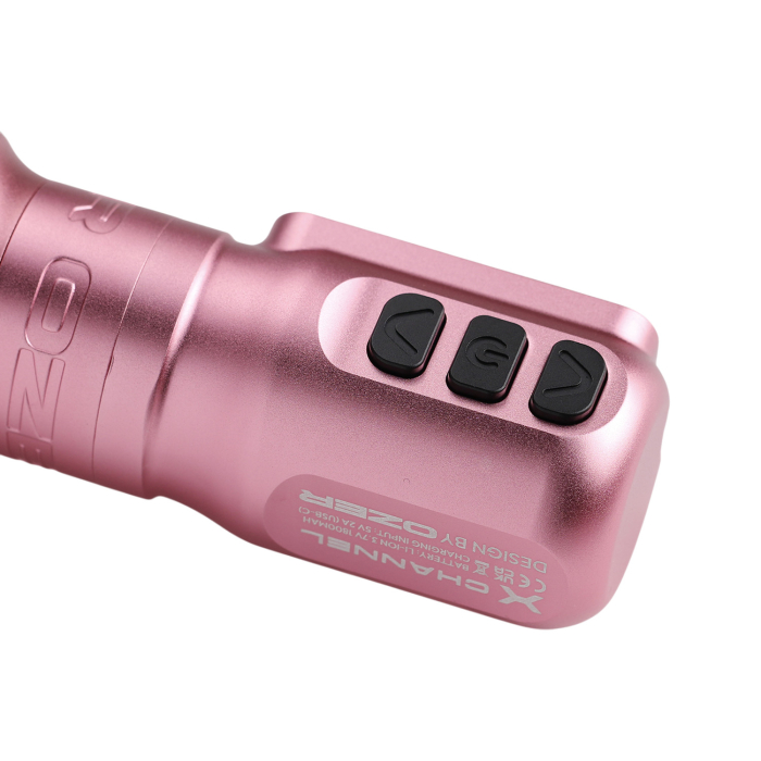 Macchina per tatuaggi wireless Ozer X Channel - Pink