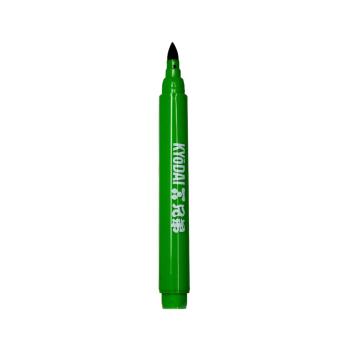 Confezione da 5 pennarelli a punta rigida Kyodai Firm Tip Brush Pen - Verde Midori