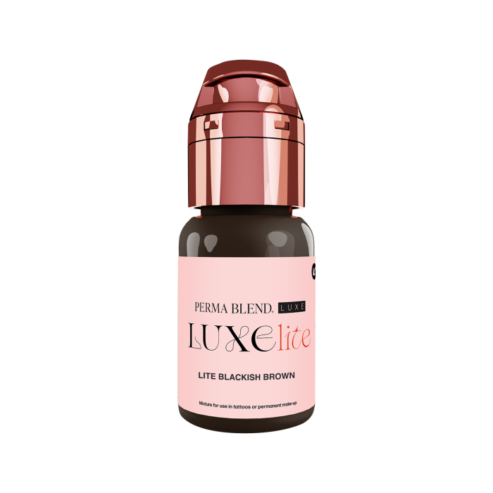 Inchiostro per PMU Perma Blend Luxe Lite - Lite Blackish Brown 15 ml