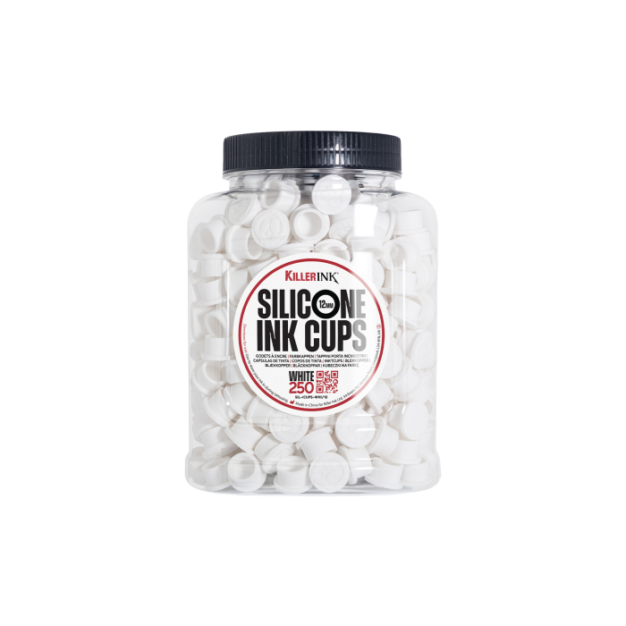 Sacchetto da 250 Coppe per Inchiostro in Silicone Bianco Killer Ink
