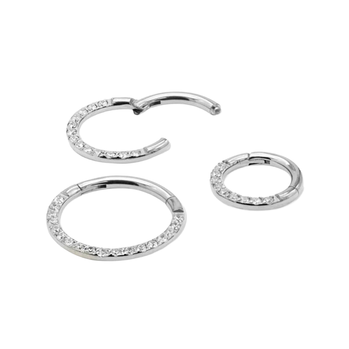 Clicker in titanio con gioiello Tilum