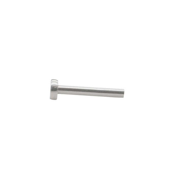 Barretta labret con filettatura interna in titanio Tilum - Disco piatto - Versione 2