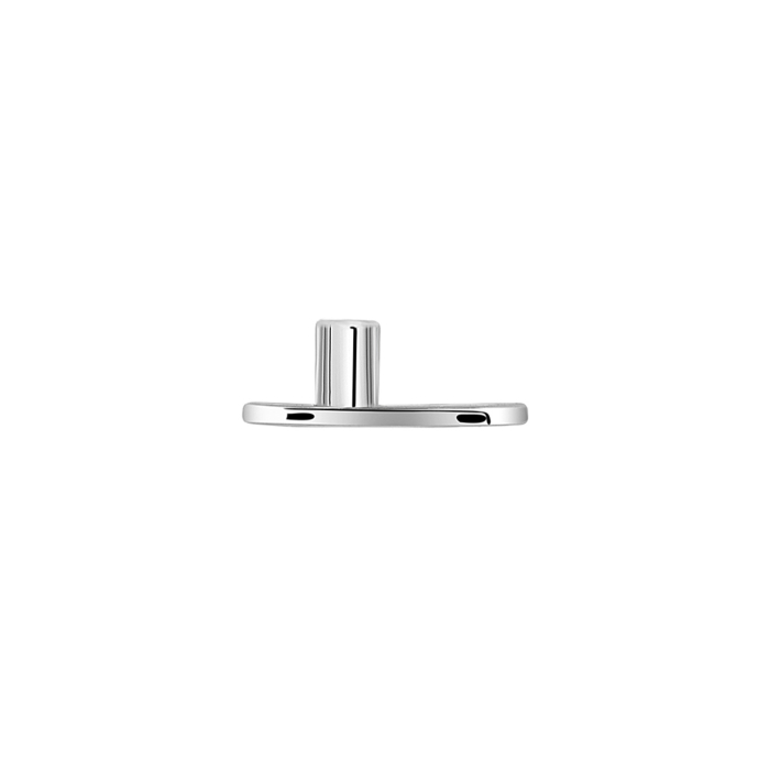 Ancoraggio dermico in titanio Tilum 14G - Rialzo 2 mm - Base a 3 fori - 14G