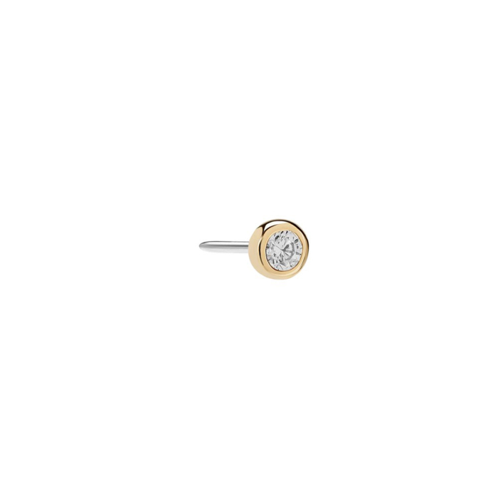 Top senza filettatura con cerchio in oro 14kt Tilum