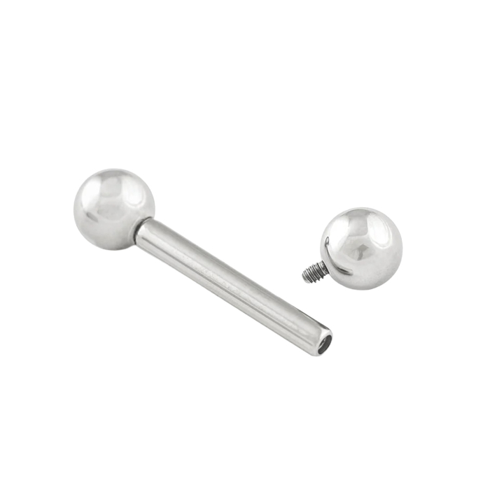 Barbell dritto interno in titanio Tilum