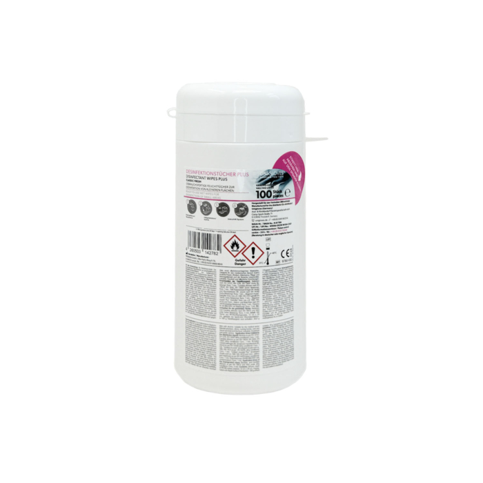 Unigloves Salviette Disinfettanti Plus - Confezione da 100 con Contenitore