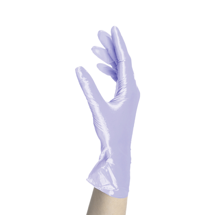 Scatola da 100 guanti Unigloves Fancy Nitrile Viola