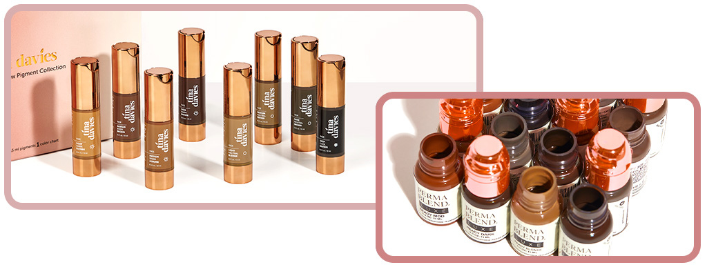 Pigmenti PMU di Tina Davies e Perma Blend LUXE